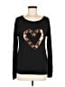 Assorted Brands Hearts Black Sweatshirt Size M - photo 1