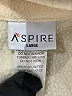 Aspire 100% Polyester Ivory Cardigan Size L - photo 7