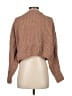 Pink Rose 100% Polyester Brown Pullover Sweater Size S - photo 2