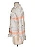 PrAna Stripes Gray Long Sleeve Button-Down Shirt Size XS - photo 5