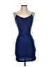 Therapy Solid Blue Cocktail Dress Size S - photo 1