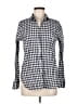 J.Crew Checkered-gingham Blue Long Sleeve Button-Down Shirt Size 8 - photo 1