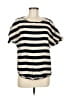 Zara Stripes Black Short Sleeve Top Size M - photo 1