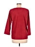 Jade 100% Polyester Burgundy Red 3/4 Sleeve Blouse One size - photo 2