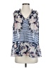 CAbi 100% Polyester Blue Sleeveless Blouse Size S - photo 1