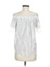 Roommates 100% Cotton Silver Short Sleeve Blouse Size M - photo 2
