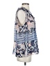 CAbi 100% Polyester Blue Sleeveless Blouse Size S - photo 4