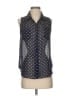 AB Studio 100% Polyester Polka Dots Black Sleeveless Blouse Size XS - photo 1