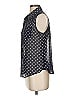 AB Studio 100% Polyester Polka Dots Black Sleeveless Blouse Size XS - photo 5