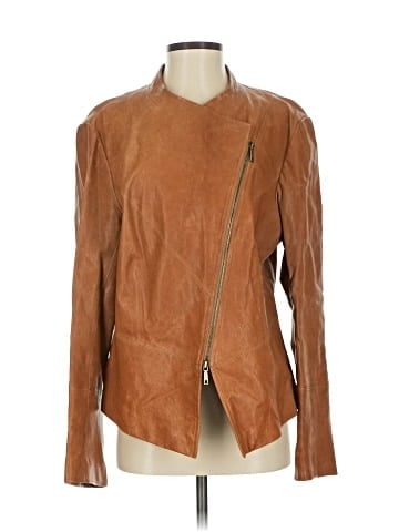 Lafayette 148 New York Leather Jacket (view 1)