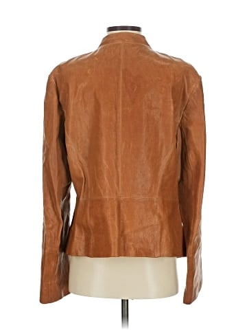Lafayette 148 New York Leather Jacket (view 2)