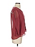 Gianni Bini 100% Polyester Burgundy 3/4 Sleeve Blouse Size S - photo 4