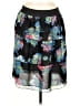 NY Collection 100% Polyester Floral Black Casual Skirt Size M - photo 1
