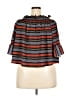 ELOQUII 100% Polyester Gray 3/4 Sleeve Blouse Size 18 - 20 Plus - photo 2