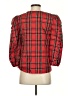 J.Crew 100% Cotton Red 3/4 Sleeve Blouse Size XXS - photo 2