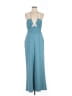 Jonathan Simkhai 100% Polyester Solid Teal Jumpsuit Size 8 - photo 1