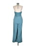 Jonathan Simkhai 100% Polyester Solid Teal Jumpsuit Size 8 - photo 2