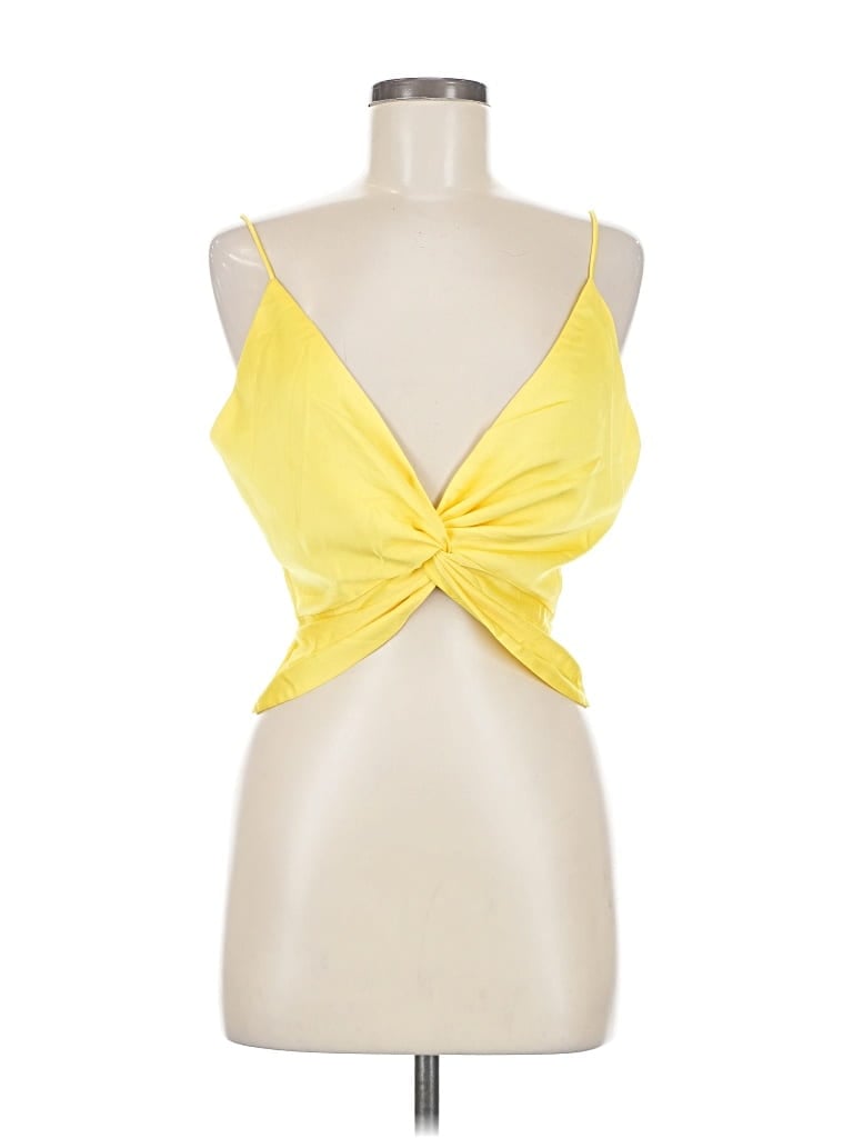 Pre-owned More To Come Sleeveless Blouse In Yellow