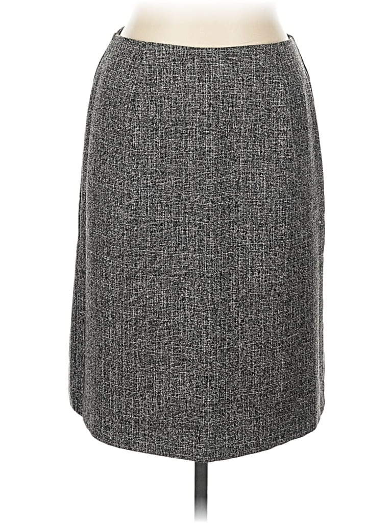 Pre-owned Hillard & Hanson Formal Skirt In Gray