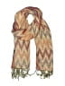 Unbranded Chevron-herringbone Tan Orange Scarf One size - photo 1