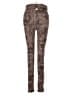 Mono b Animal Print Brown Casual Pants Size M - photo 2