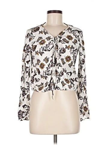LA Hearts Long Sleeve Blouse (view 1)