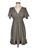 BCBGeneration Solid Gray Casual Dress Size S - photo 1