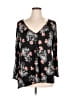 Torrid Black 3/4 Sleeve Blouse Size 1X Plus (1) - photo 1