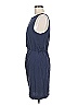 Theory Solid Blue Casual Dress Size 6 - photo 5