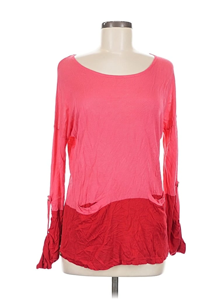 Pre-owned Love 21 3/4 Sleeve T-shirt In Red