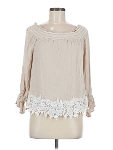 Flying Tomato 3/4 Sleeve Blouse (view 1)