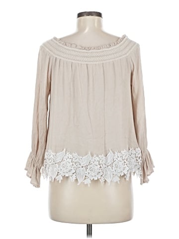 Flying Tomato 3/4 Sleeve Blouse (view 2)