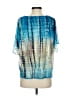 One World Tie-dye Blue Short Sleeve Blouse Size S (petite) - photo 2