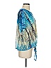 One World Tie-dye Blue Short Sleeve Blouse Size S (petite) - photo 4