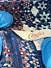 Candie's 100% Polyester Print Blue Long Sleeve Blouse Size S - photo 7
