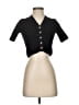 Sandro Black Short Sleeve Top Size Sm (1) - photo 1