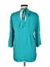 Sandro Teal 3/4 Sleeve Blouse Size M (estimated) - photo 2