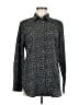 Banana Republic 100% Polyester Polka Dots Black Long Sleeve Blouse Size M - photo 1