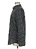 Banana Republic 100% Polyester Polka Dots Black Long Sleeve Blouse Size M - photo 5