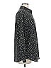 Banana Republic 100% Polyester Polka Dots Black Long Sleeve Blouse Size M - photo 4