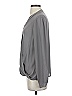 Krisa 100% Polyester Gray Long Sleeve Blouse Size S - photo 5
