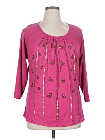 Nurture 3/4 Sleeve Blouse (view 1)