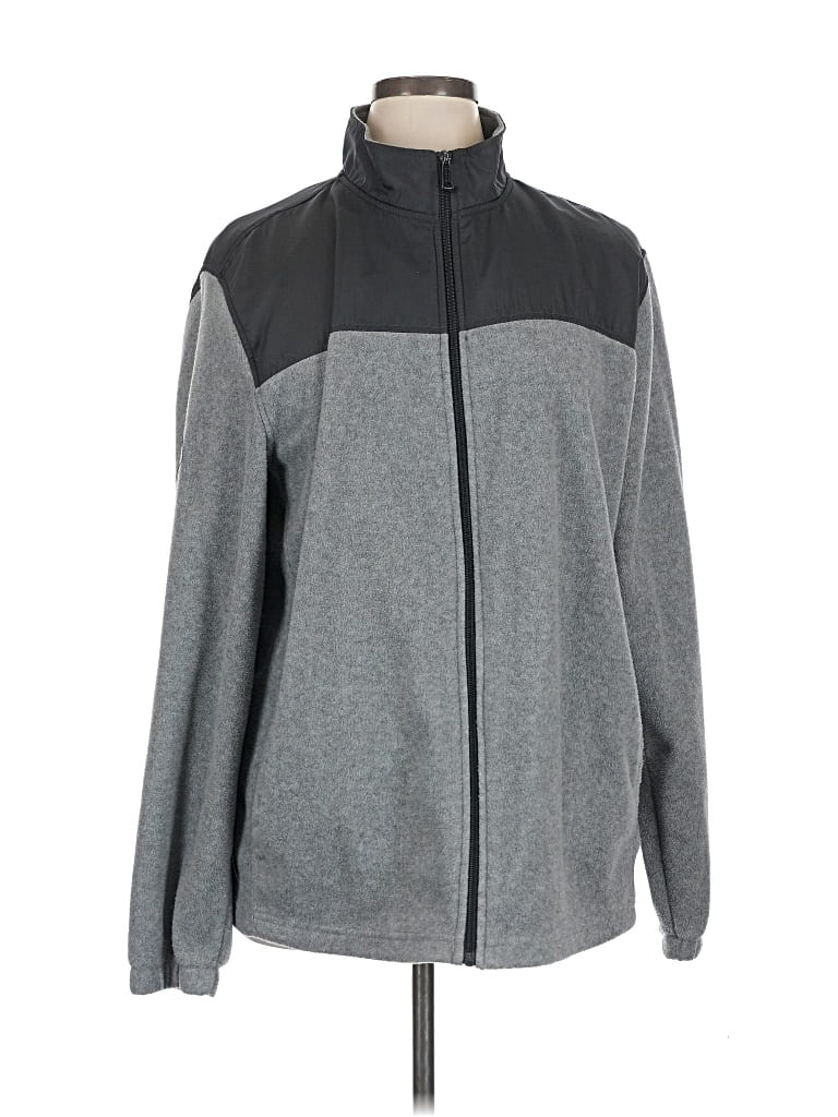 Pre-owned Starter Track Jacket In Gray