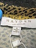 Hayden 100% Polyester Animal Print Gold Brown Romper Size S - photo 4