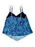 Mainstream Print Blue Swimsuit Top Size 14 - photo 2