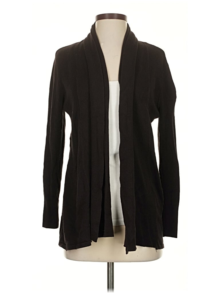 Pre-owned Olivia Sky Cardigan Sweater In Black