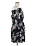 Intermix Floral Black Cocktail Dress Size M - photo 4