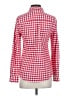 Vineyard Vines 100% Cotton Checkered-gingham Red Long Sleeve Button-Down Shirt Size 0 (estimated) - photo 2