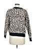 T Tahari Animal Print Black Pullover Sweater Size M - photo 2