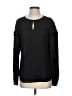 Banana Republic 100% Polyester Black Long Sleeve Blouse Size S - photo 1